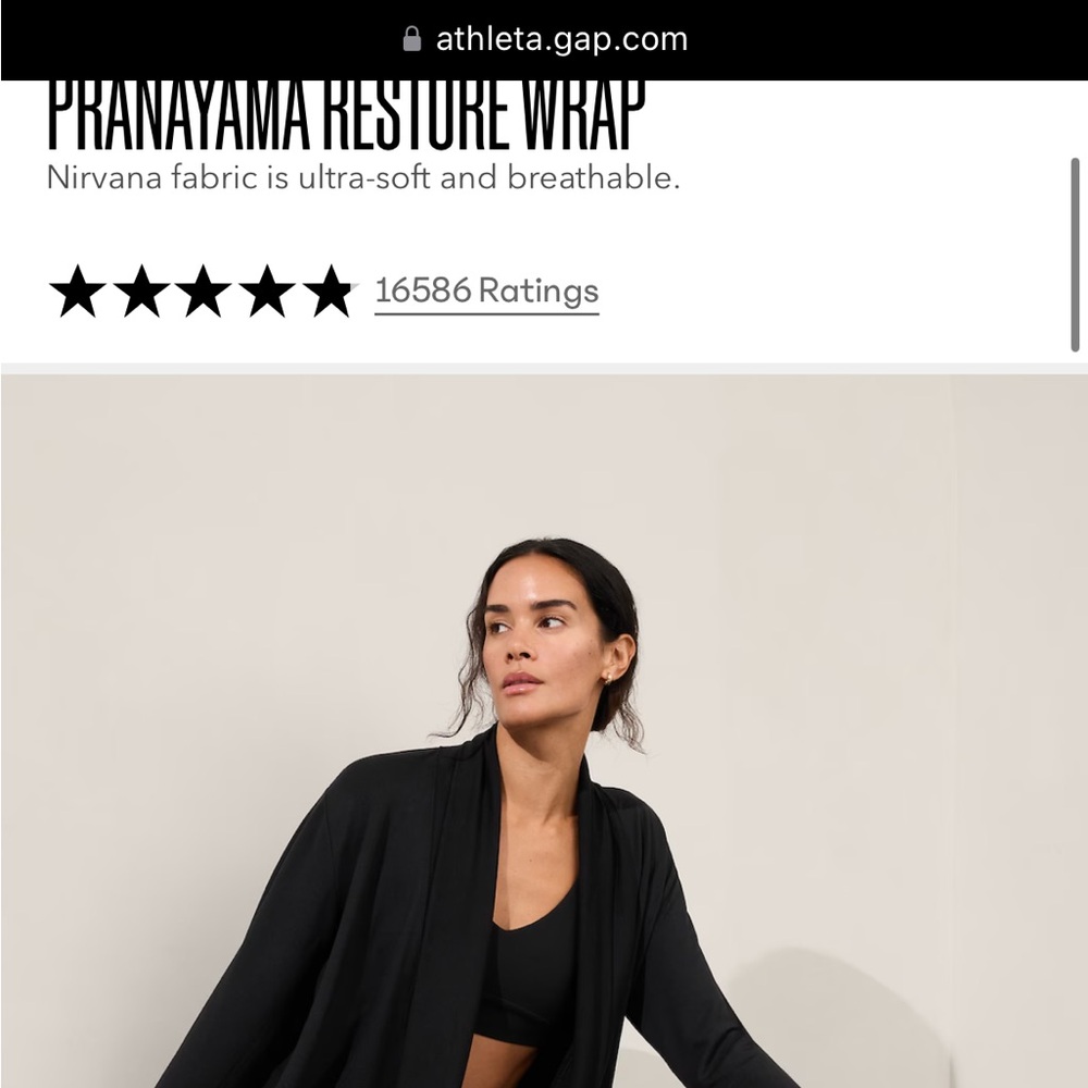 Pranayama restore wrap - athleta
